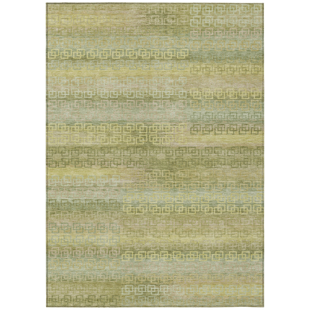 Piper Looms Chantille Stripes ACN2029 Sage Machine Washable Area Rug main image