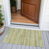 Piper Looms Chantille Stripes ACN2029 Sage Machine Washable Area Rug Scatter Outdoor Lifestyle Image Feature