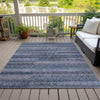 Piper Looms Chantille Stripes ACN2029 Taupe Machine Washable Area Rug Outdoor Lifestyle Image Feature