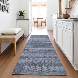 Piper Looms Chantille Stripes ACN2029 Taupe Machine Washable Area Rug Runner Lifestyle Image Feature