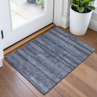 Piper Looms Chantille Stripes ACN2029 Taupe Machine Washable Area Rug Scatter Lifestyle Image Feature
