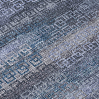 Piper Looms Chantille Stripes ACN2029 Taupe Machine Washable Area Rug Swatch Image