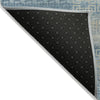 Piper Looms Chantille Stripes ACN2029 Teal Machine Washable Area Rug Backing Image