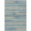 Piper Looms Chantille Stripes ACN2029 Teal Machine Washable Area Rug main image