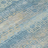 Piper Looms Chantille Stripes ACN2029 Teal Machine Washable Area Rug Swatch Image
