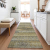Piper Looms Chantille Stripes ACN2029 Wheat Machine Washable Area Rug Runner Lifestyle Image Feature