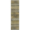 Piper Looms Chantille Stripes ACN2029 Wheat Machine Washable Area Rug Runner Main Image