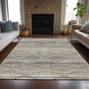 Piper Looms Chantille Gradient ACN2030 Beige Machine Washable Area Rug Lifestyle Image Feature