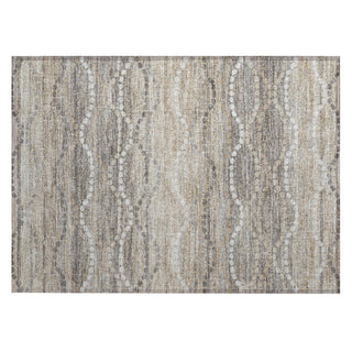 Piper Looms Chantille Gradient ACN2030 Beige Machine Washable Area Rug Scatter Main Image
