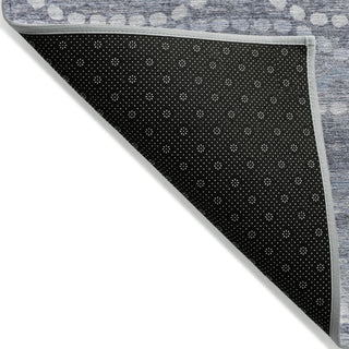 Piper Looms Chantille Gradient ACN2030 Blue Machine Washable Area Rug Backing Image
