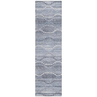 Piper Looms Chantille Gradient ACN2030 Blue Machine Washable Area Rug Runner Main Image
