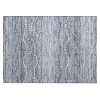 Piper Looms Chantille Gradient ACN2030 Blue Machine Washable Area Rug Scatter Main Image
