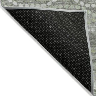 Piper Looms Chantille Gradient ACN2030 Green Machine Washable Area Rug Backing Image