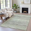 Piper Looms Chantille Gradient ACN2030 Green Machine Washable Area Rug Lifestyle Image Feature