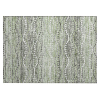 Piper Looms Chantille Gradient ACN2030 Green Machine Washable Area Rug Scatter Main Image