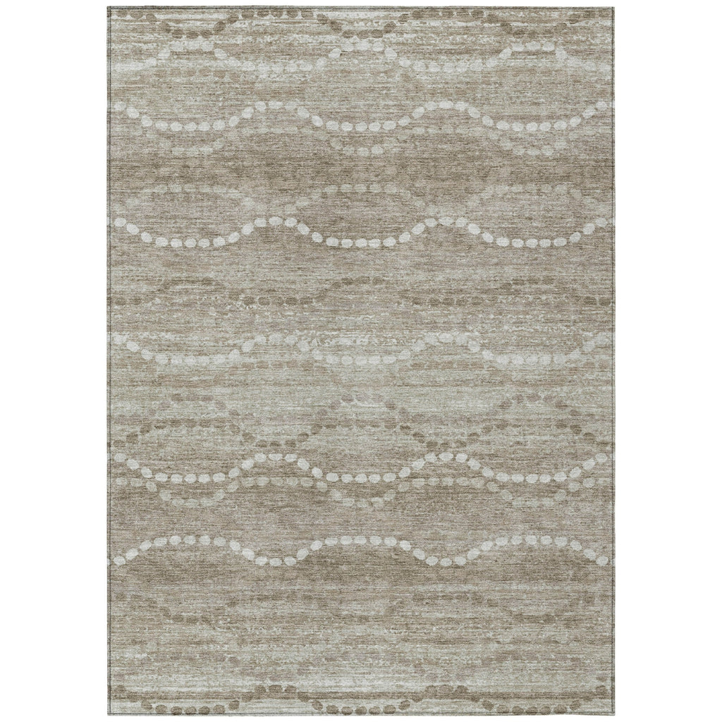 Piper Looms Chantille Gradient ACN2030 Khaki Machine Washable Area Rug main image