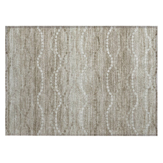 Piper Looms Chantille Gradient ACN2030 Khaki Machine Washable Area Rug Scatter Main Image