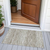Piper Looms Chantille Gradient ACN2030 Khaki Machine Washable Area Rug Scatter Outdoor Lifestyle Image Feature