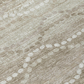 Piper Looms Chantille Gradient ACN2030 Khaki Machine Washable Area Rug Swatch Image