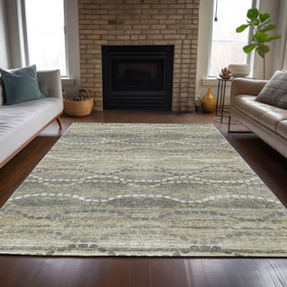 Piper Looms Chantille Gradient ACN2030 Pewter Machine Washable Area Rug Lifestyle Image Feature