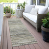 Piper Looms Chantille Gradient ACN2030 Pewter Machine Washable Area Rug Runner Outdoor Lifestyle Image Feature