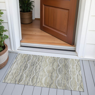 Piper Looms Chantille Gradient ACN2030 Pewter Machine Washable Area Rug Scatter Outdoor Lifestyle Image Feature