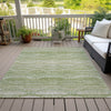 Piper Looms Chantille Gradient ACN2030 Sage Machine Washable Area Rug Outdoor Lifestyle Image Feature