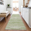 Piper Looms Chantille Gradient ACN2030 Sage Machine Washable Area Rug Runner Lifestyle Image Feature