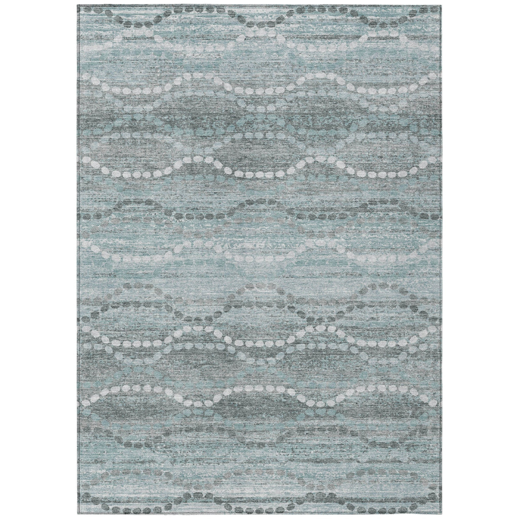Piper Looms Chantille Gradient ACN2030 Teal Machine Washable Area Rug main image