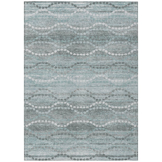 Piper Looms Chantille Gradient ACN2030 Teal Machine Washable Area Rug main image