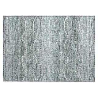 Piper Looms Chantille Gradient ACN2030 Teal Machine Washable Area Rug Scatter Main Image