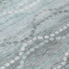 Piper Looms Chantille Gradient ACN2030 Teal Machine Washable Area Rug Swatch Image