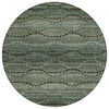 Piper Looms Chantille Gradient ACN2031 Aloe Machine Washable Area Rug Round Main Image