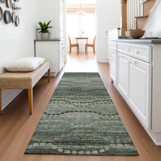 Piper Looms Chantille Gradient ACN2031 Aloe Machine Washable Area Rug Runner Lifestyle Image Feature
