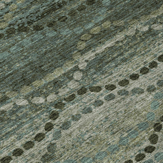 Piper Looms Chantille Gradient ACN2031 Aloe Machine Washable Area Rug Swatch Image