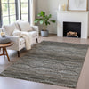 Piper Looms Chantille Gradient ACN2031 Chocolate Machine Washable Area Rug Lifestyle Image Feature