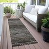 Piper Looms Chantille Gradient ACN2031 Chocolate Machine Washable Area Rug Runner Outdoor Lifestyle Image Feature
