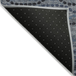 Piper Looms Chantille Gradient ACN2031 Navy Machine Washable Area Rug Backing Image