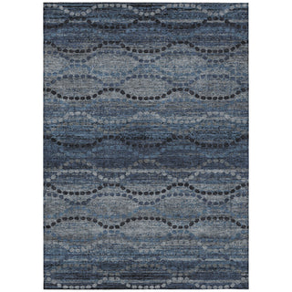 Piper Looms Chantille Gradient ACN2031 Navy Machine Washable Area Rug main image