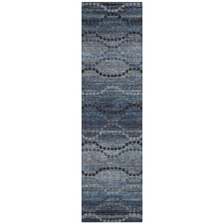 Piper Looms Chantille Gradient ACN2031 Navy Machine Washable Area Rug Runner Main Image