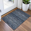 Piper Looms Chantille Gradient ACN2031 Navy Machine Washable Area Rug Scatter Lifestyle Image Feature