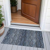 Piper Looms Chantille Gradient ACN2031 Navy Machine Washable Area Rug Scatter Outdoor Lifestyle Image Feature