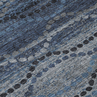 Piper Looms Chantille Gradient ACN2031 Navy Machine Washable Area Rug Swatch Image