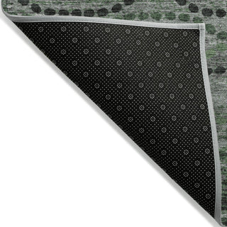 Piper Looms Chantille Gradient ACN2031 Olive Machine Washable Area Rug Backing Image