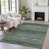 Piper Looms Chantille Gradient ACN2031 Olive Machine Washable Area Rug Lifestyle Image Feature