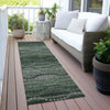 Piper Looms Chantille Gradient ACN2031 Olive Machine Washable Area Rug Runner Outdoor Lifestyle Image Feature