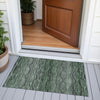 Piper Looms Chantille Gradient ACN2031 Olive Machine Washable Area Rug Scatter Outdoor Lifestyle Image Feature