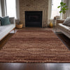 Piper Looms Chantille Gradient ACN2031 Paprika Machine Washable Area Rug Lifestyle Image Feature