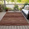 Piper Looms Chantille Gradient ACN2031 Paprika Machine Washable Area Rug Outdoor Lifestyle Image Feature