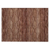 Piper Looms Chantille Gradient ACN2031 Paprika Machine Washable Area Rug Scatter Main Image